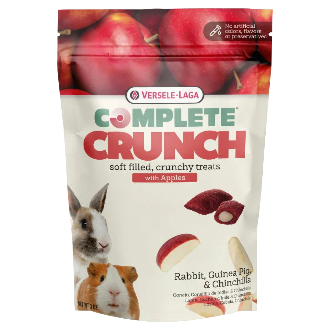 Front view of Versele-Laga Complete Crunch Apples 3 oz bag — LibertyFHG Galion OH
