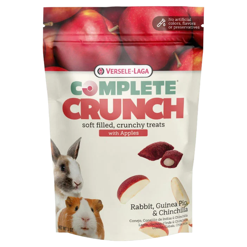 Front view of Versele-Laga Complete Crunch Apples 3 oz bag — LibertyFHG Galion OH