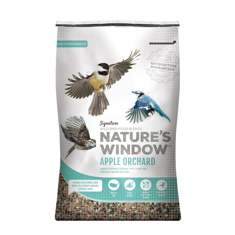 Nature’s Window Apple Orchard 36 lb birdseed bag — LibertyFHG Galion OH