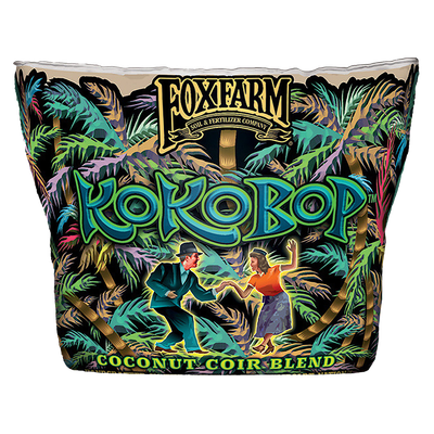 Front view of FoxFarm Ko-Ko Bop coconut coir blend grow bag 3 cu ft — LibertyFHG Galion OH