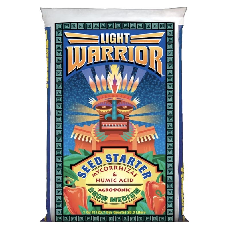 Front view of FoxFarm Light Warrior seed starter mix bag — LibertyFHG Galion OH