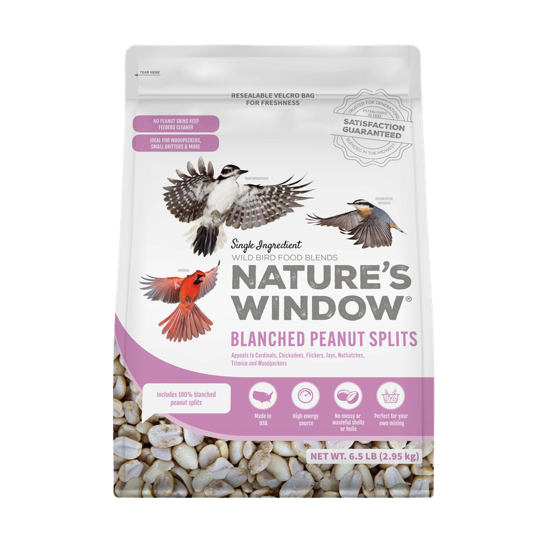 Nature’s Window Blanched Peanut Splits 6.5 lb bag — LibertyFHG Galion OH