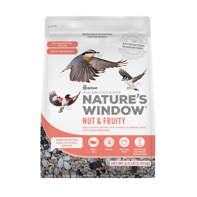 Nature’s Window Nut &amp; Fruity 6.5 lb birdseed bag — LibertyFHG Galion OH