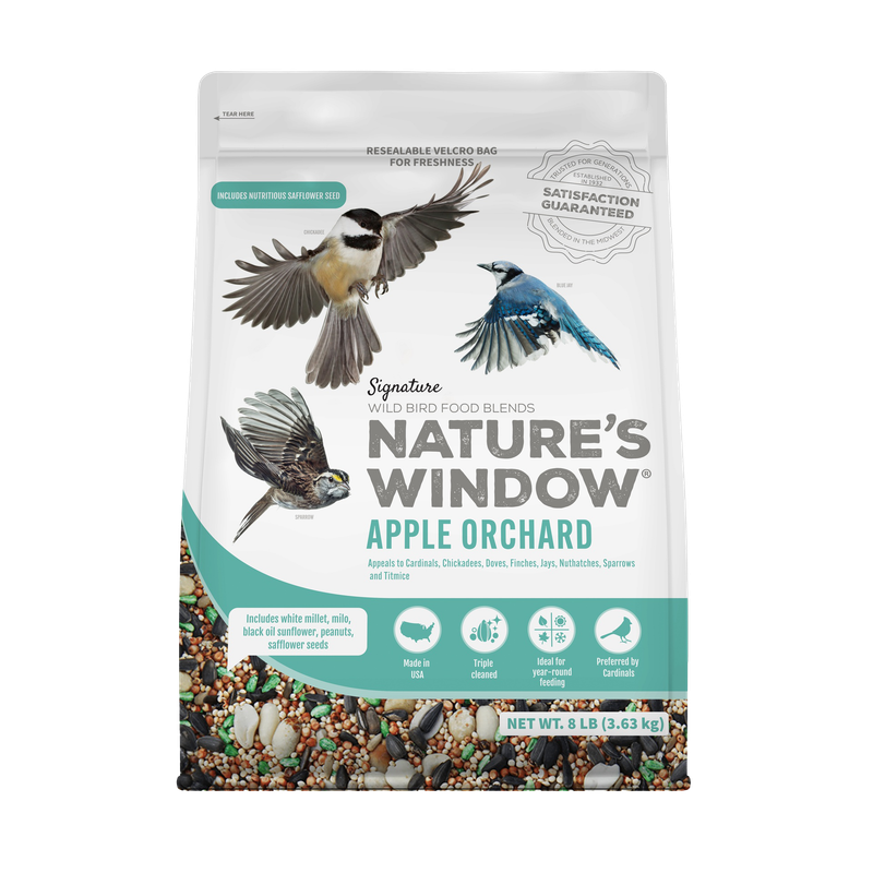 Nature’s Window Apple Orchard 8 lb birdseed bag — LibertyFHG Galion OH