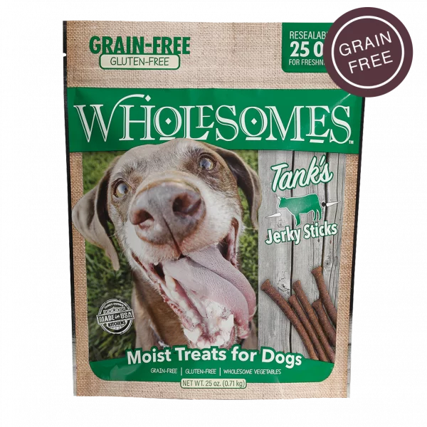 Wholesomes Tank’s Jerky Sticks Beef 25 oz
