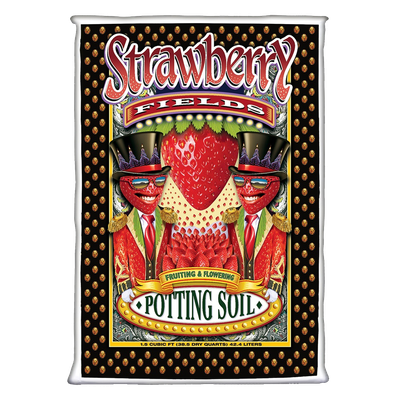 Front view of FoxFarm Strawberry Fields potting soil 1.5 cu ft bag — LibertyFHG Galion OH