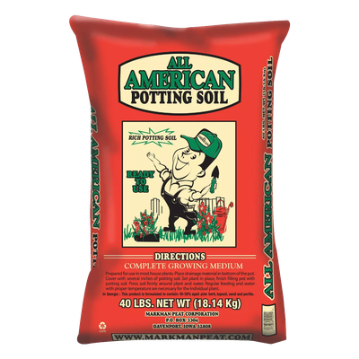 Front view of All American potting soil 40 lb bag — LibertyFHG Galion OH
