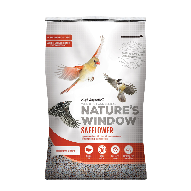Nature’s Window Safflower Seed 18 lb bag — LibertyFHG Galion OH