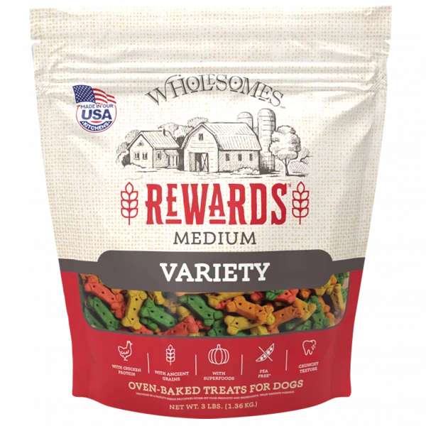 Wholesomes Rewards Variety Medium 3 lb