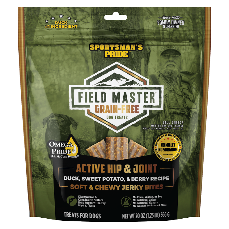 Field Master Grain Free  Hip &amp; Joint Jerky Bites (20 oz)