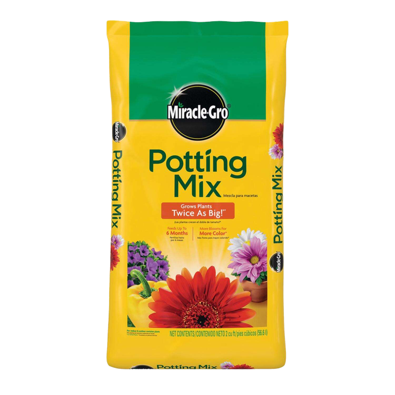 miracle gro potting mix for container plants and planters
