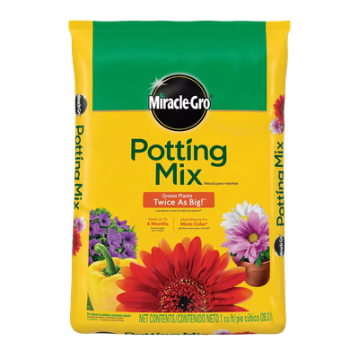 miracle gro potting mix for container plants and planters