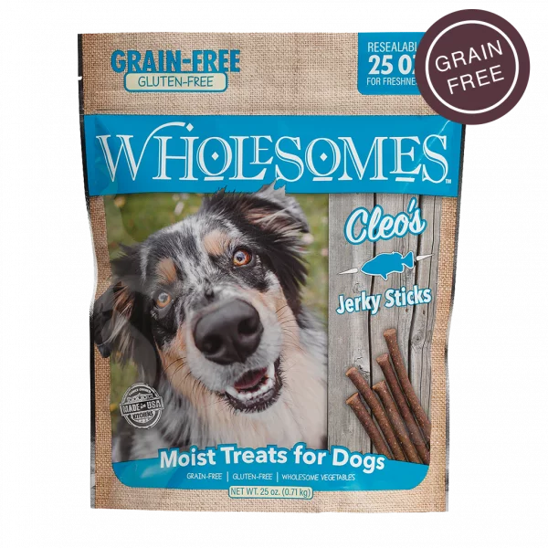 Wholesomes Cleo’s Jerky Sticks Fish 25 oz