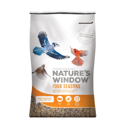 Nature’s Window Four Seasons 18 lb birdseed bag — LibertyFHG Galion OH