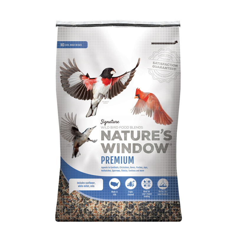 Nature’s Window Premium 18 lb birdseed bag — LibertyFHG Galion OH