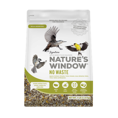 Nature’s Window No Waste 7 lb birdseed bag — LibertyFHG Galion OH