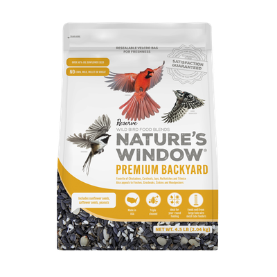 Nature’s Window Premium Backyard 4.5 lb birdseed bag — LibertyFHG Galion OH