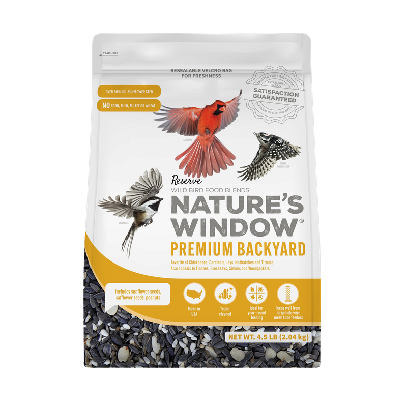 Nature’s Window Premium Backyard 4.5 lb birdseed bag — LibertyFHG Galion OH