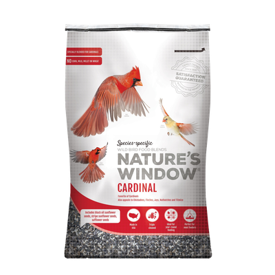 Nature’s Window Cardinal 26 lb birdseed bag — LibertyFHG Galion OH