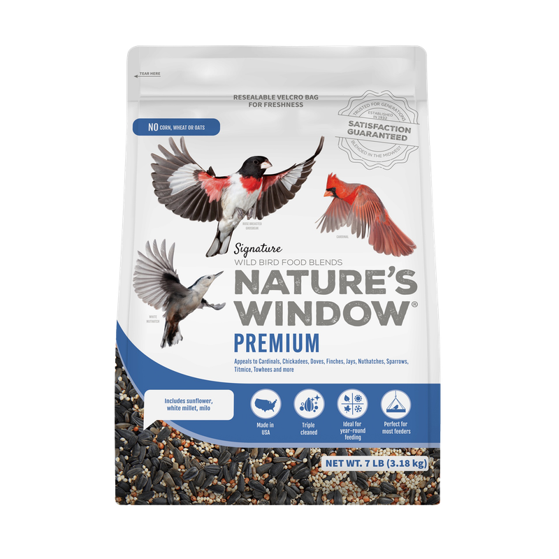 Nature’s Window Premium 7 lb birdseed bag — LibertyFHG Galion OH