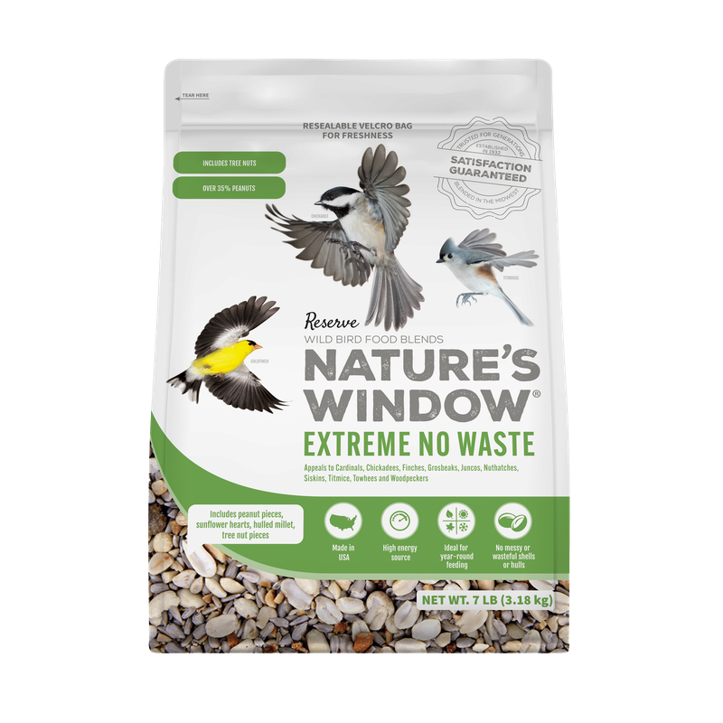 Nature’s Window Extreme No Waste 7 lb birdseed bag — LibertyFHG Galion OH