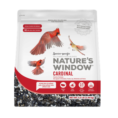 Nature’s Window Cardinal 5.5 lb birdseed bag — LibertyFHG Galion OH