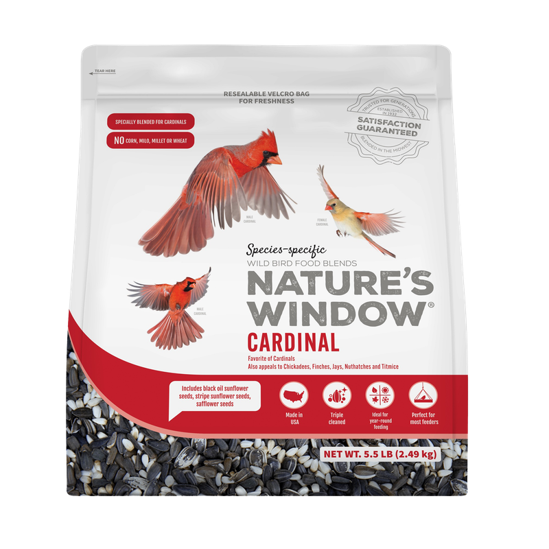 Nature’s Window Cardinal 5.5 lb birdseed bag — LibertyFHG Galion OH
