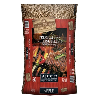 America's Choice Apple Grilling Pellets 20# available at Liberty FHG Galion OH