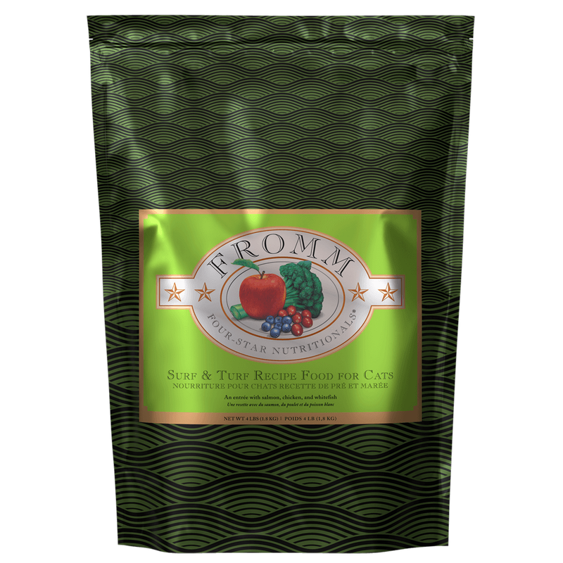 Fromm Surf &amp; Turf Recipe Cat Food (4 lb) Liberty FHG Galion