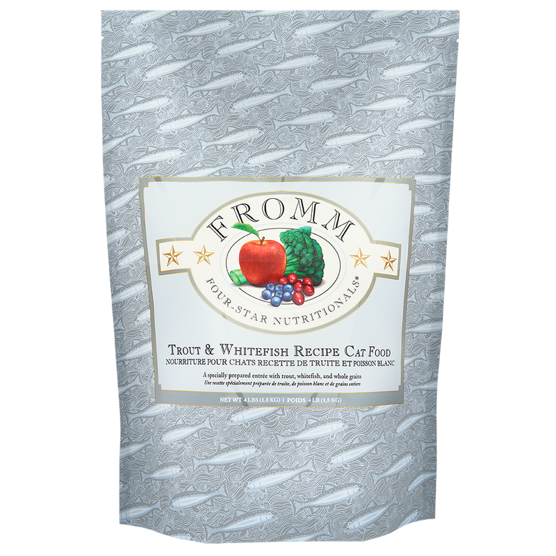 Fromm Trout &amp; Whitefish Recipe Cat Food (4 lb) Liberty Farm Home Garden Galion OH