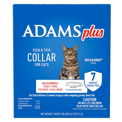 Adams Plus Flea &amp; Tick Collar for Cats Liberty Farm Home Garden Galion OH