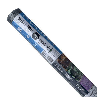 Garden Zone Galvanized Steel 2" Poultry Netting (3 x 50 ft) Liberty Farm Home &amp; Garden Galion Ohio