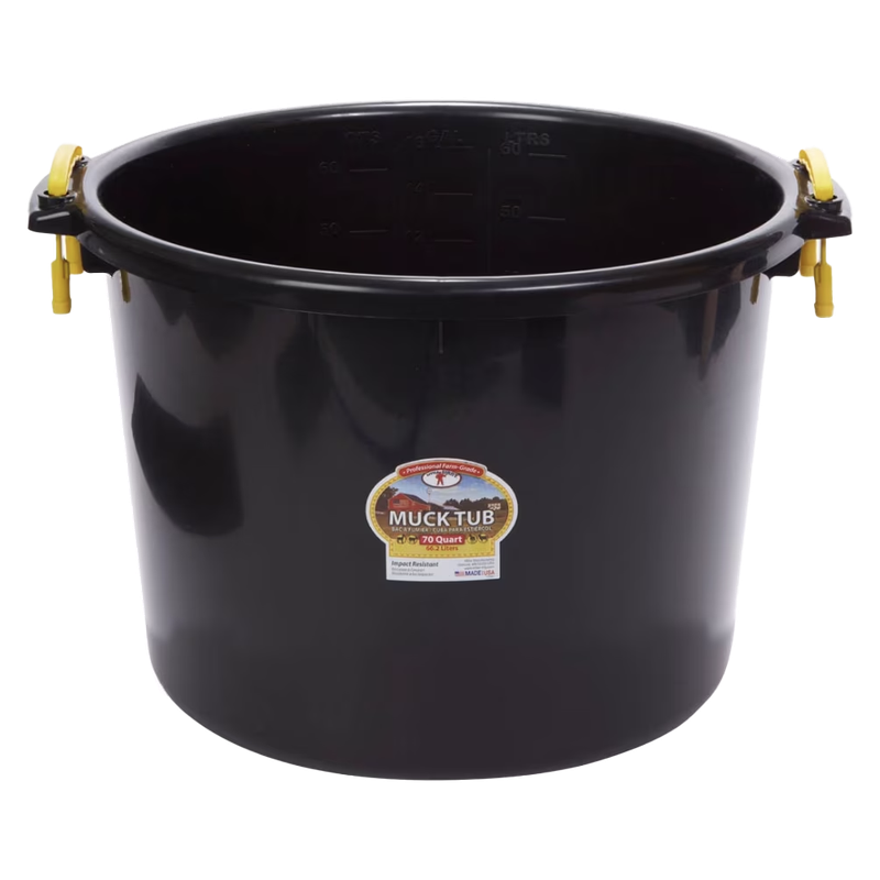 Little Giant Duraflex Muck Tub  w/ Handles (70 qt) - horse supplies at Liberty Farm Home and Garden…