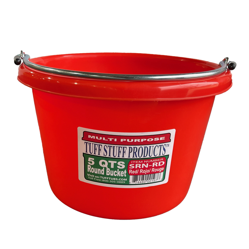 Tuff Stuff Utility Pail (5 qt) - horse supplies at Liberty Farm Home and Garden Galion Ohio