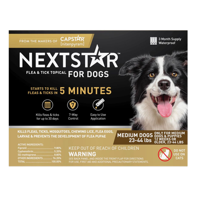 NEXTSTAR® Flea &amp; Tick Topical for Dogs (23 - 44 lb) 3 Month... Liberty Farm Home Garden Galion OH