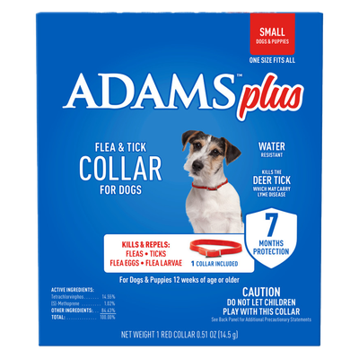 Adams Plus Flea &amp; Tick Collar for Dogs (Small) Liberty Farm Home Garden Galion OH