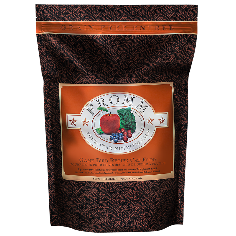 Fromm Game Bird Recipe Cat Food (4 lb) Liberty Farm Home Garden Galion OH
