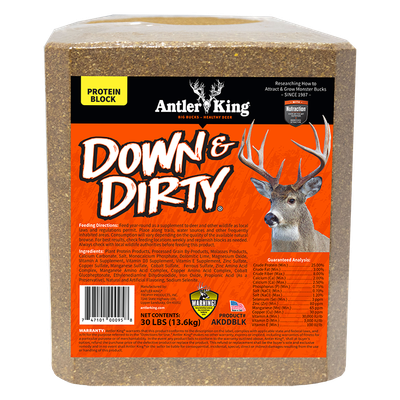Antler King Down &amp; Dirty™ Block 30 lb available at Liberty FHG Galion OH