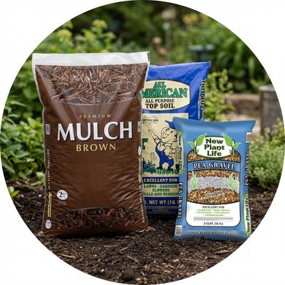 Mulch, soil, and stone products for landscaping and outdoor projects — Liberty Farm, Home &amp; Garden