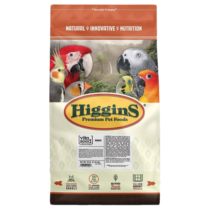 Higgins Vita Seed Parrot (25 lb) | Available at Liberty Farm, Home &amp; Garden in Galion, Ohio