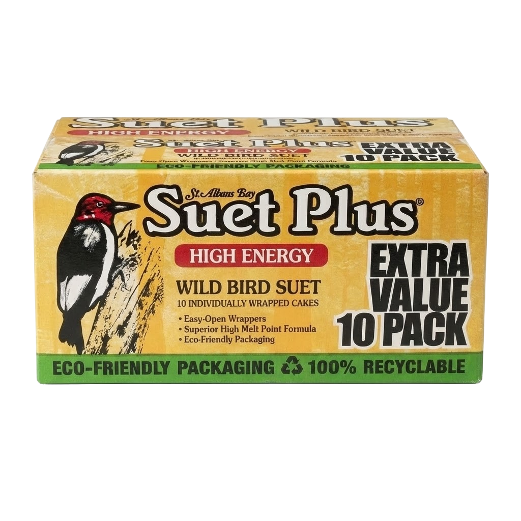 Suet Plus High Energy Wild Bird Suet (10 Pack)