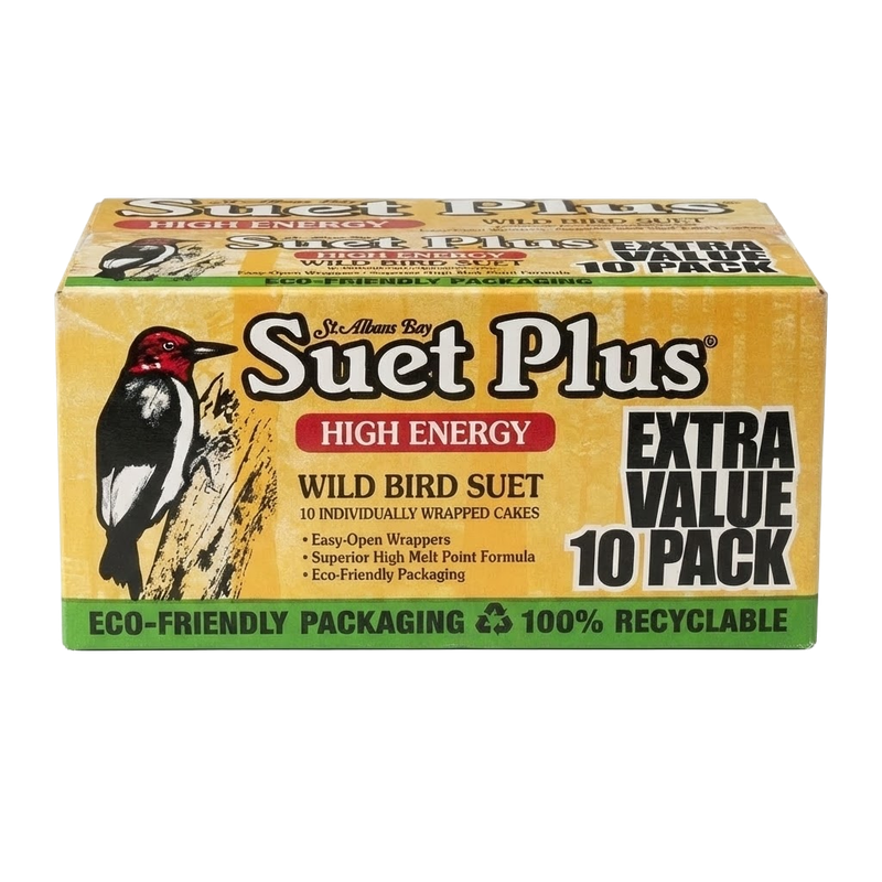 Suet Plus High Energy Wild Bird Suet (10 Pack)