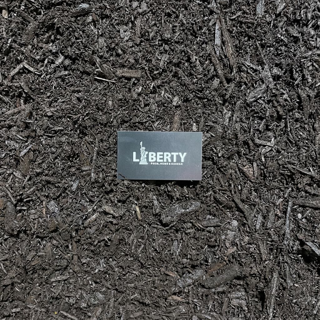 bulk brown mulch for landscaping beds and garden areas