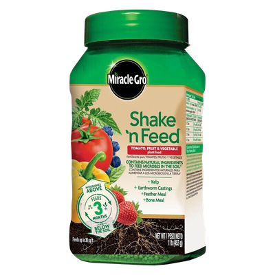 Miracle-Gro Shake 'n Feed Tomato Fruit &amp; Vegetable 1 lb shaker in New Washington, OH.