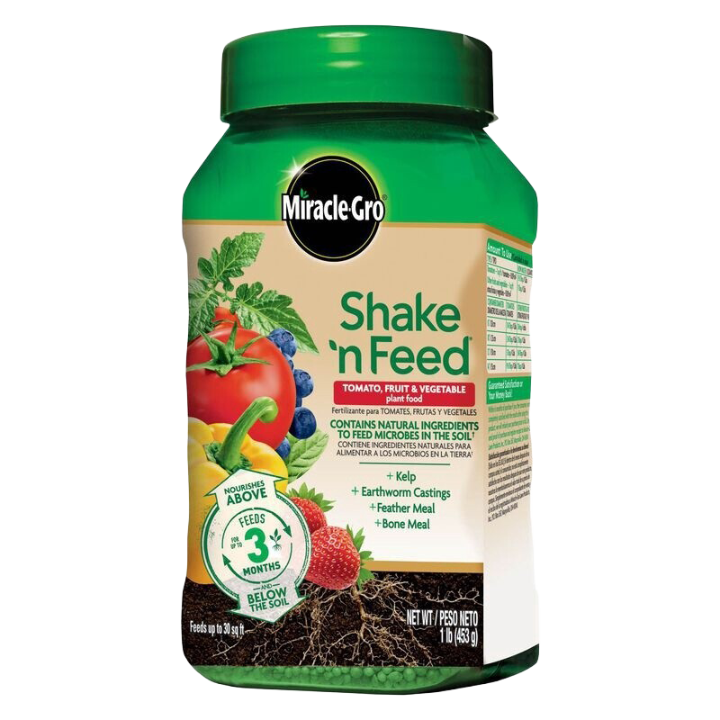 Miracle-Gro Shake 'n Feed Tomato Fruit &amp; Vegetable 1 lb shaker in New Washington, OH.