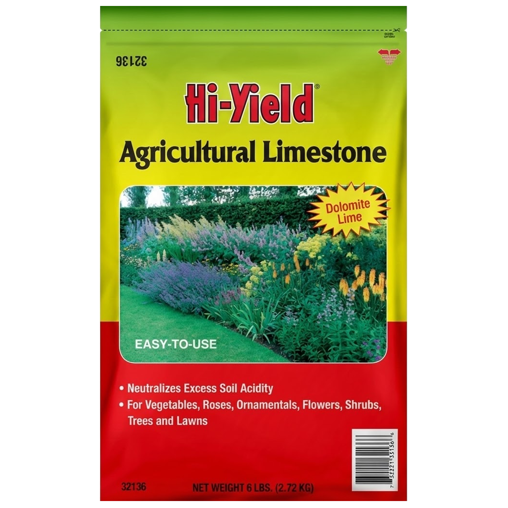 Front view of Agricultural Limestone 6 lb soil amendment — LibertyFHG Galion OH