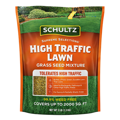 Schultz® High Traffic Mix Grass Seed 3 lb