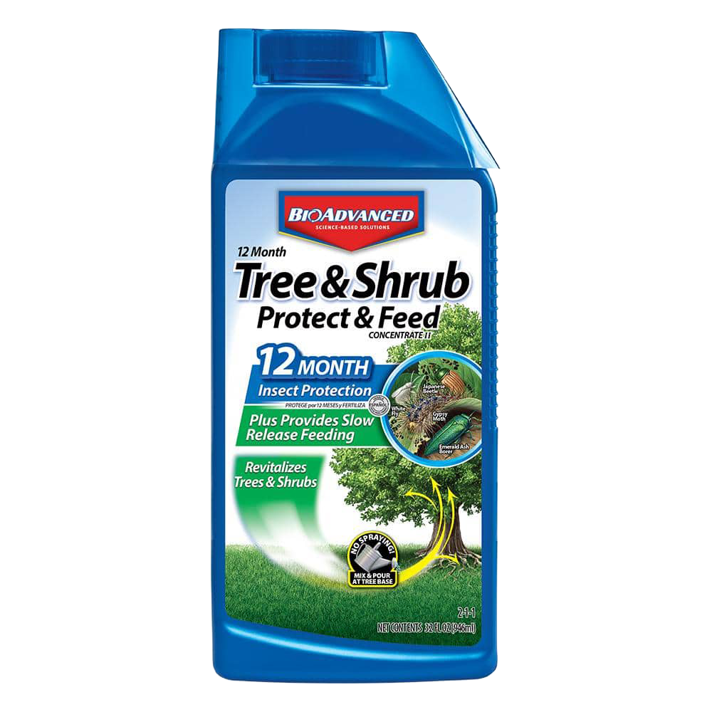 Front view of BioAdvanced Tree and Shrub Protect with Feed 32 oz concentrate — LibertyFHG Galion OH