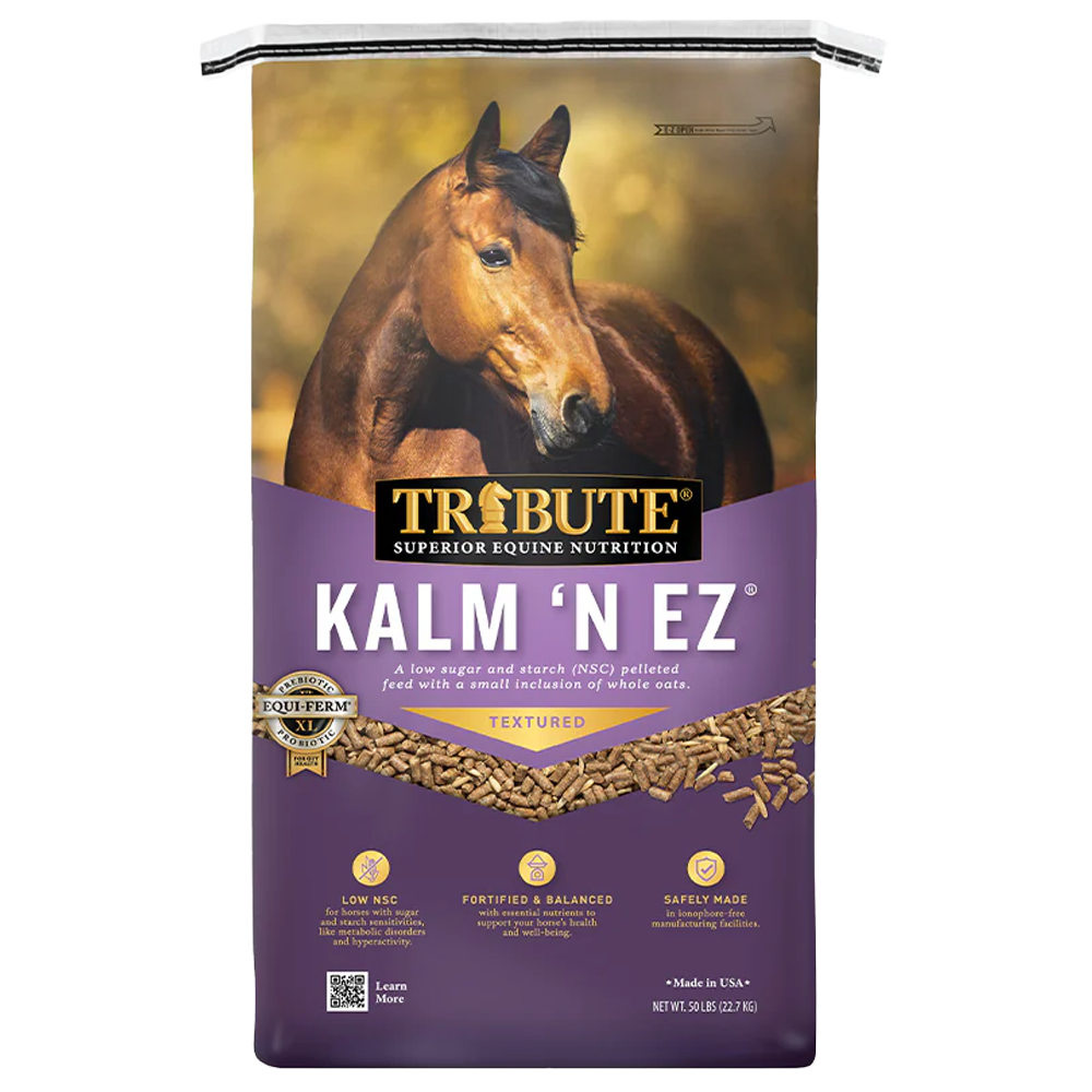 Kalmbach Kalm 'N EZ Textured horse feed for sale in Iberia, OH