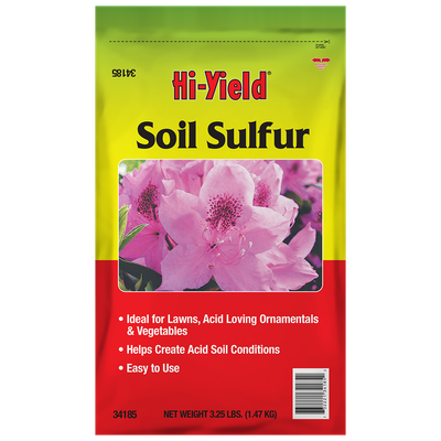 Front view of Fertilome Soil Sulfur Fertilizer 3.25 lb — LibertyFHG Galion OH